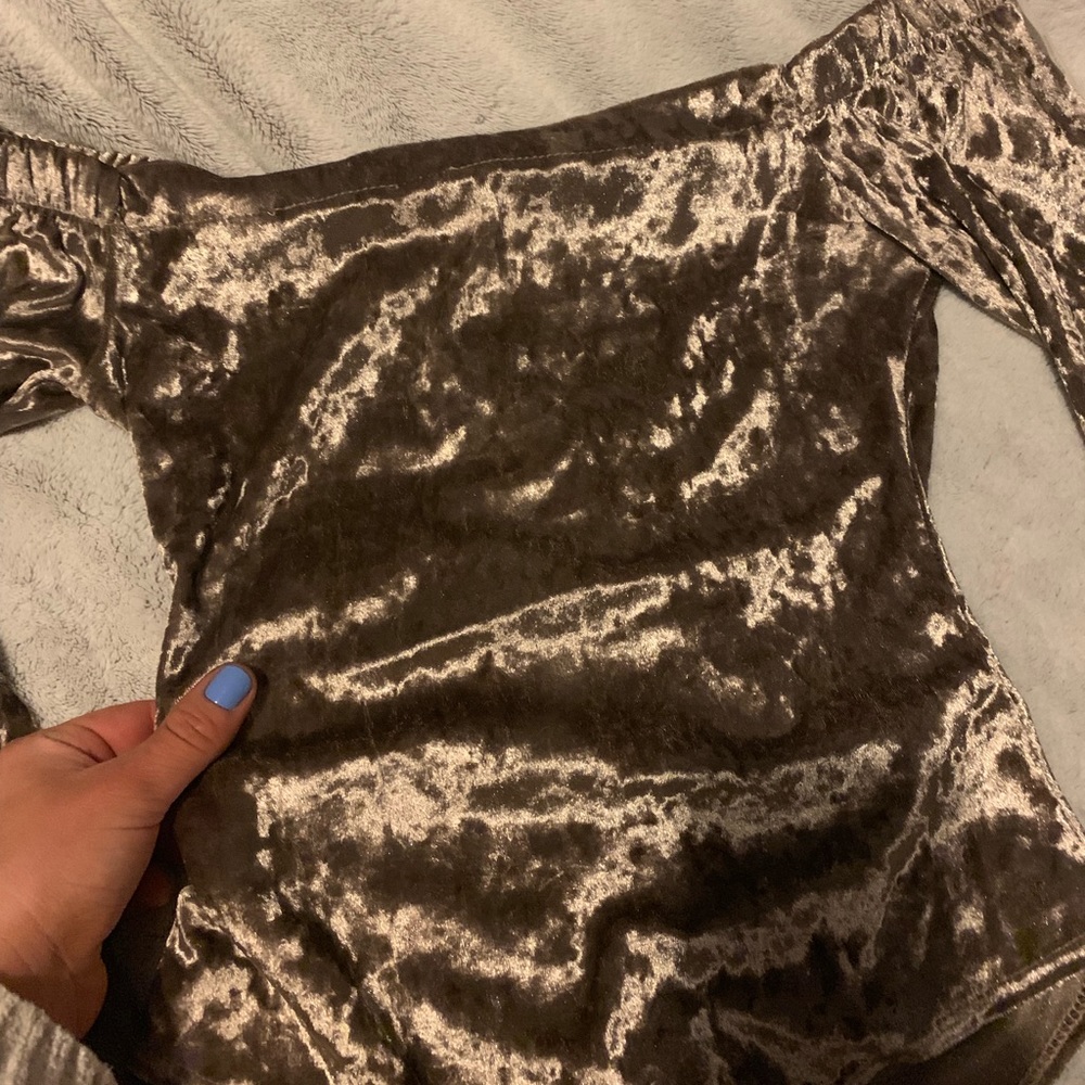 Velvet bodysuit